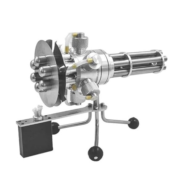Kit de modèle de moteur Stirling, modèle de moteur Stirling à 6 cylindres, modèle en alliage daluminium pour les expériences