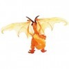 Plastoy - 60240 - Figurine - Le Grand dragon de feu translucide