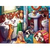 YJPZZG Puzzle Unique De 5000 PièCes Maison chaleureuse Les Jeux Familiaux DéFient des Cadeaux Uniques Taille finie 156×105cm