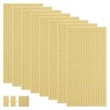 shineFinder Lot de 8 plaques de Construction compatibles avec la Plupart des Marques, plaques de Base rectangulaires 25,6 x 1