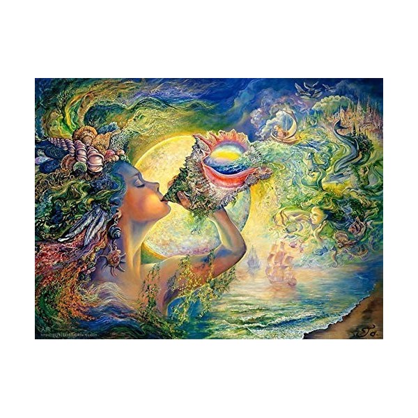 Puzzle 5000 pièces Highlights Peinture à lhuile art-5000 Ensemble de Puzzles pour Adultes Relax Puzzles Jeux