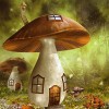 YJPZZG Puzzle Unique De 5000 PièCes La Maison des Champignons Cadeaux Anti-Stress Uniques - Casse-TêTe Classiques pour Adulte