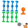 9 pièces ventouse jouet ventouse jouets jeu de fléchettes ventouse fléchettes jouets blocs de construction en silicone ventou