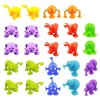 9 pièces ventouse jouet ventouse jouets jeu de fléchettes ventouse fléchettes jouets blocs de construction en silicone ventou