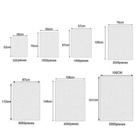 Bria Pont Puzzle 500/1000/1500/2000/3000/4000/5000 Enfants Adultes Papier coloré Sucre Jouets éducatifs Cadeaux Jeu 0716 Col