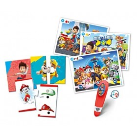 Clementoni- Paw Patrol Educational Games-2 1 Pat Patrouille-Jeu Éducatif 3 Ans Italien, Anglais, Français, Allemand, Espagno
