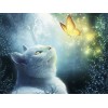 YJPZZG Puzzle Unique De 5000 PièCes Chat et Papillon Casse-TêTe De Paysages Casse-TêTe DéCoratifs Uniques Et Modernes pour Ad