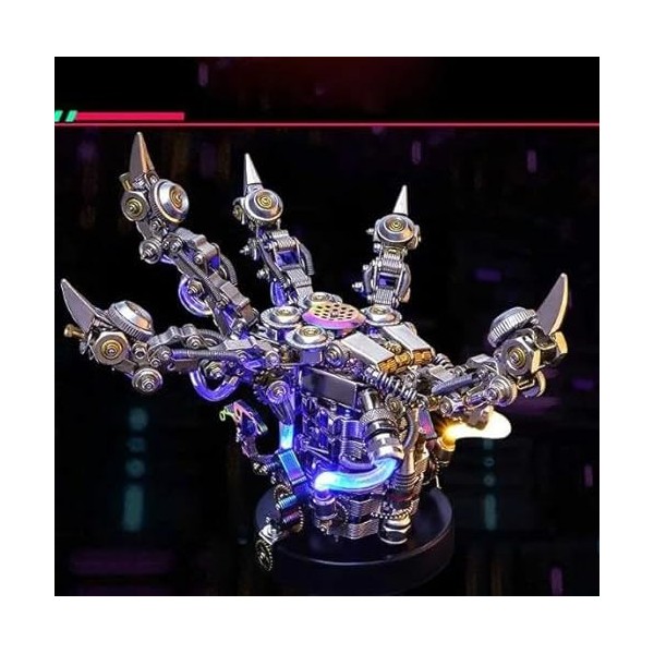 Lampe à griffes de Dragon 3D en métal pour adultes, Kit de modèle de Puzzle 3D pour adultes et adolescents, modèle mécanique 