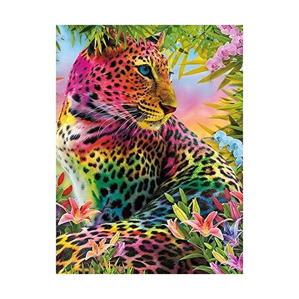 Puzzle 3D 1000 p -Cheetah-4000Puzzle 3D Abstrait Puzzle Gradient Difficile et Défi Jouet