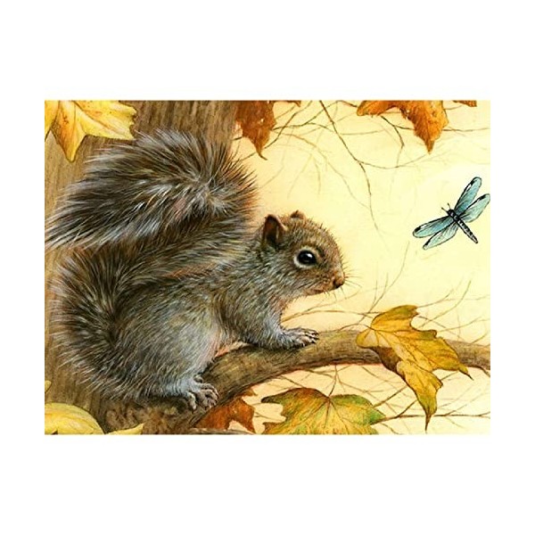 Puzzle en Bois squirrel,4000 3D Puzzle Coloré Jeu DIntelligence De lart De La Décoration Moderne Jeu Cadeau Unique.