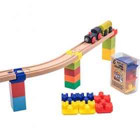 Adaptateur de Voie ferrée Lego Duplo, Blocs de Construction pour Enfants compatibles avec Brio, IKEA et Autres - Idéal pour c