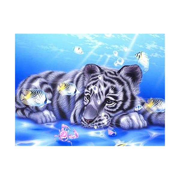 Puzzle 3D 1000 p -Little Tiger-4000 Puzzle Difficile et DéfiCadeau de Éducatifs Créatifs pour Développement Intellectuel et D