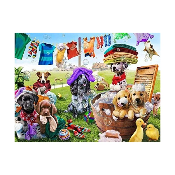 Puzzle 3D 1000 p -animal world-4000 Puzzles de Ballon à Air Chaud Convient aux Adolescents Adultes Puzzle Enfant Jeu de Famil