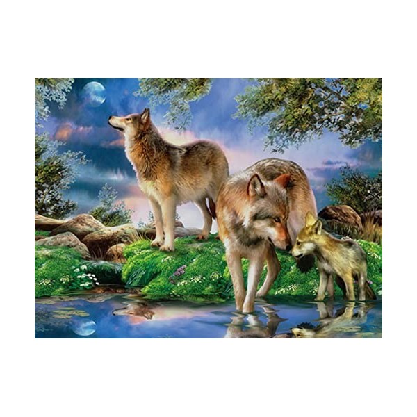 YJPZZG Puzzle Unique De 5000 PièCes Compagnie familiale Puzzles en Bois pour Adultes,Puzzle 3D Jeu DéCoration De Collection D