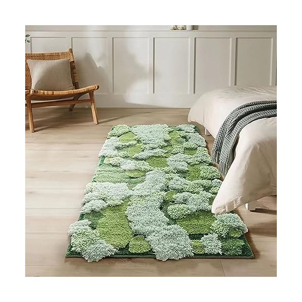 Tapis 3D stéréo irrégulier en mousse pour salon, chambre à coucher, maison - Décor esthétique - Tapis de sol en peluche antid