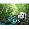 YJPZZG Puzzle Unique De 5000 PièCes Panda Rouge Puzzles en Bois pour Adultes,Puzzle 3D Jeu DéCoration De Collection De Jeux D