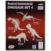 Quay Kit de Construction en Bois 4 Dinosaures FSC