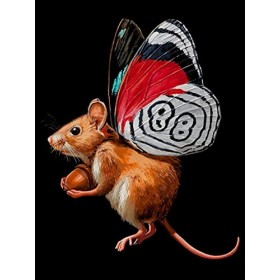 Puzzle Adulte 5000 Pièces DIY Art De Mur Moderne Cadeau Unique Home Decor Souris papillon-5000Pièces