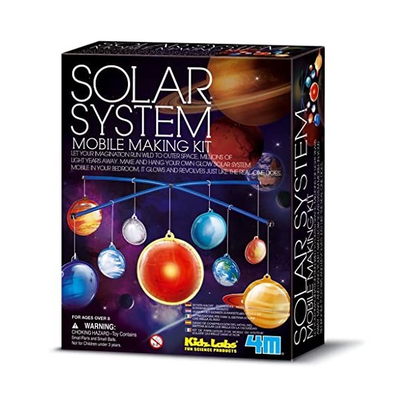 4M Kidz Labs Solar System Mobile Making Kit