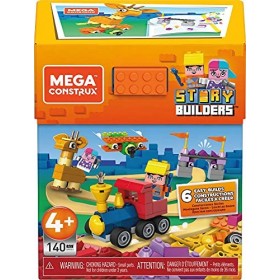 Mega Construx Story Builders boîte de 140 briques de construction pour construire des personnages et animaux rigolos, pour en