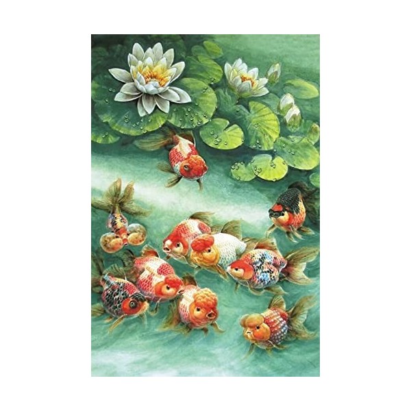 YJPZZG Puzzle Unique De 5000 PièCes Carpe Les Jeux Familiaux DéFient des Cadeaux Uniques Taille finie 156×105cm