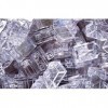 Lego Building Accessories 1 x 2 Clear Transparent Brick without Pin, Bulk - 50 Pieces per Package by LEGO