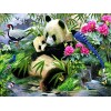 YJPZZG Puzzle Unique De 5000 PièCes Panda géant Puzzles en Bois pour Adultes,Puzzle 3D Jeu DéCoration De Collection De Jeux D