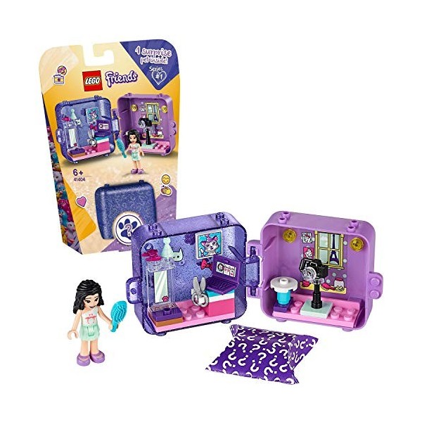 LEGO Friends, Le cube de jeu dAndréa série 1, Mini ensemble de jeu à collectionner, étui de voyage portable, 94 pièces, 4140