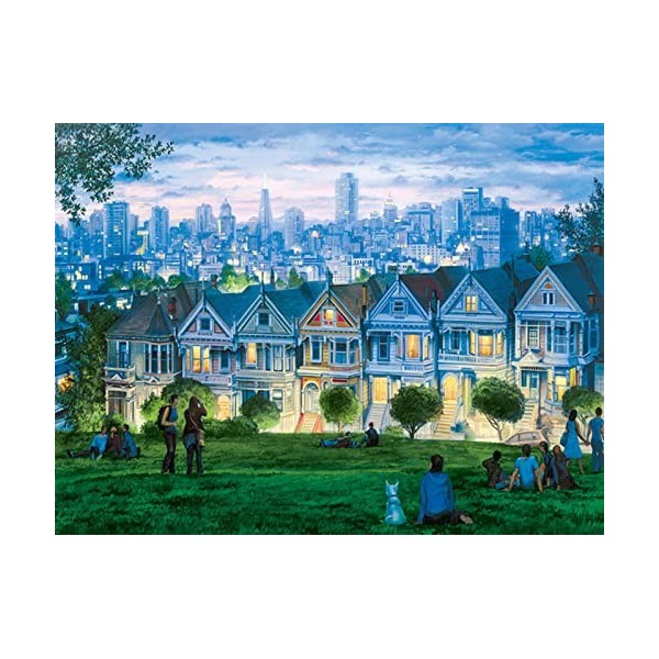 YJPZZG Puzzle Unique De 5000 PièCes Lavande-Mer damour Puzzle Enfant 3 4 5 6 Ans Puzzle en Bois Cadeau Taille finie 156×105c