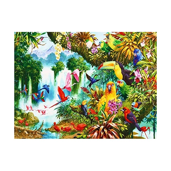 YJPZZG Puzzle Unique De 5000 PièCes Vol doiseaux Puzzle Enfant 3 4 5 6 Ans Puzzle en Bois Cadeau Taille finie 156×105cm