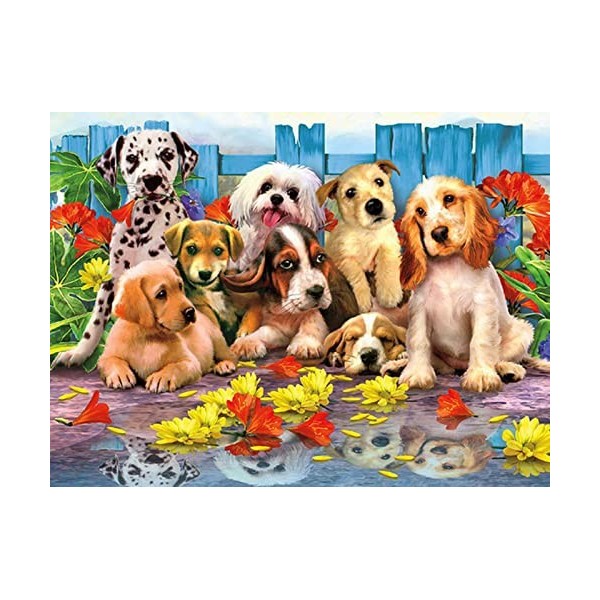 YJPZZG Puzzle Unique De 5000 PièCes Dalmatien Les Jeux Familiaux DéFient des Cadeaux Uniques Taille finie 156×105cm