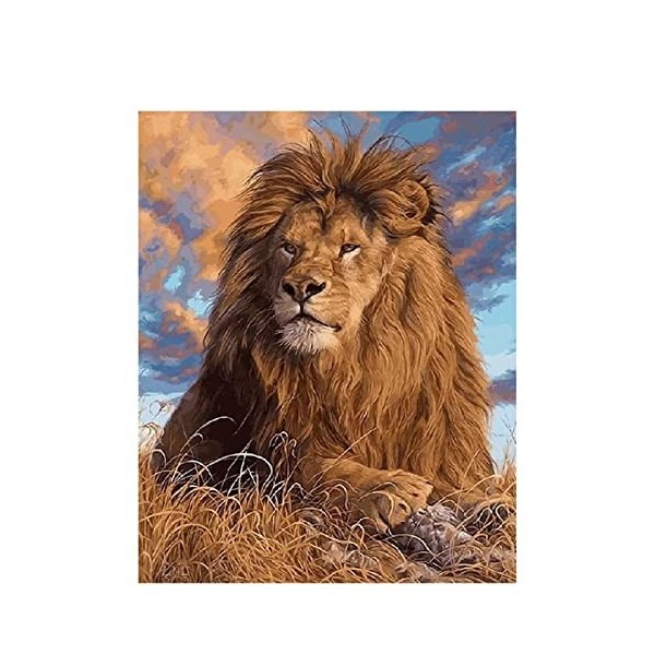 YJPZZG Puzzle Unique De 5000 PièCes Lion Uniques Cadeaux Anti-Stress-Jeux éDucatifs Classiques pour Adultes Taille finie 156×