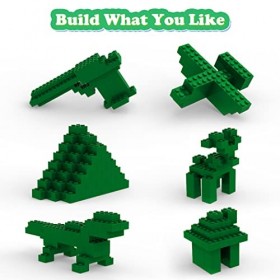 Etarnfly Briques 100 pièces 2x2, Briques Classiques Compatibles avec Toutes Les Grandes Marques, Jouets Créatifs Educatifs Ba