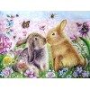 YJPZZG Puzzle Unique De 5000 PièCes Lapin Mignon Uniques Cadeaux Anti-Stress-Jeux éDucatifs Classiques pour Adultes Taille fi