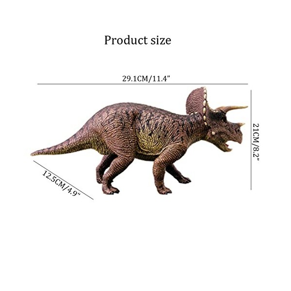 BYBEST modèle danatomie Modèle éducatif Simulation Triceratops modèle Dinosaure Anatomie modèle détachable 42 pièces pour en