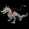 MayD Puzzle 3D en Métal Punk Mechanical Dragon, Puzzle 3D en Métal Modèles Metal Ensemble de Puzzle en Laser Cut Puzzles, Kit