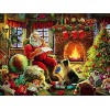 Puzzle Adulte 1000 Pièces Puzzle 3D Aquarelle Santa Claus-5000Puzzle 1000 Pièces Adulte Enfant Adultes en Bois Puzzles Bricol