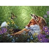 YJPZZG Puzzle 6000 PièCes Panorama - Puzzle Adultes Papillon et Renard Puzzles 3D, Puzzles pour Enfants, DéCorations De Chamb