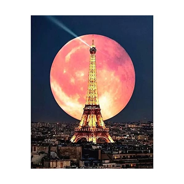 WYDMA Puzzle 6000 PièCes Panorama - Puzzle Adultes Lune Rouge Puzzles 3D, Puzzles pour Enfants, DéCorations De Chambre, Cadea