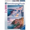 Ravensburger - 2 x Puzzle 1000 pièces - Italie et Grèce - 80714 - Pour adultes et enfants dès 14 ans - Premium Puzzle de qual
