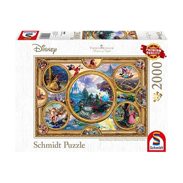 Schmidt Thomas Kinkade: Disney - Dreams Collection Jigsaw Puzzle 2000-Piece 