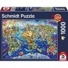 Schmidt , Discover The World 1000pc , Puzzle, Ages 12+, 1 Players