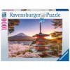 Ravensburger - Puzzle 1000 pièces - Cerisiers en fleurs du Mont Fuji - Adultes et enfants dès 14 ans - Puzzle de qualité supé