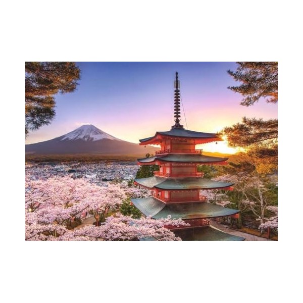 Ravensburger - Puzzle 1000 pièces - Cerisiers en fleurs du Mont Fuji - Adultes et enfants dès 14 ans - Puzzle de qualité supé