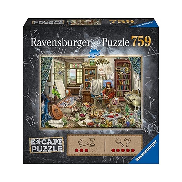 Ravensburger - Puzzle adulte - Escape puzzle - Atelier dartiste - 16843