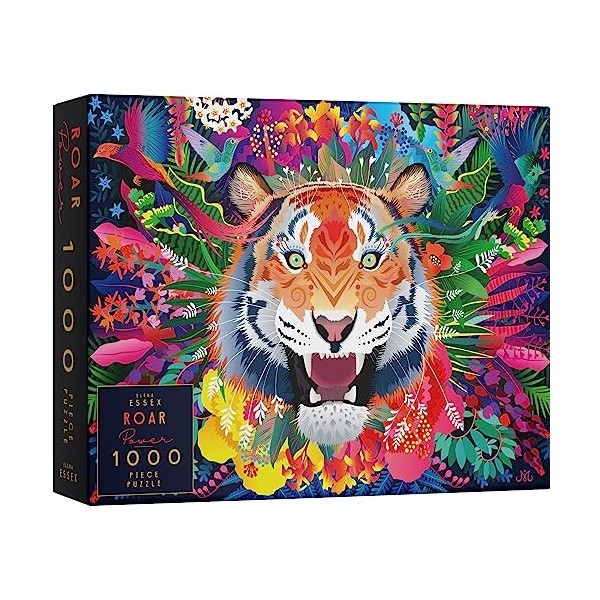 Elena Essex Puzzle 1000 pièces - Radiant Jungle | Puzzle Adulte | Puzzle | Puzzles Classiques | Couleur Singe Lion Arbre de V