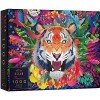 Elena Essex Puzzle 1000 pièces - Radiant Jungle | Puzzle Adulte | Puzzle | Puzzles Classiques | Couleur Singe Lion Arbre de V