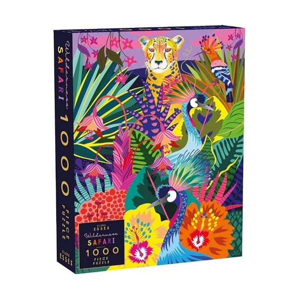 Elena Essex Puzzle 1000 pièces - Radiant Jungle | Puzzle Adulte | Puzzle | Puzzles Classiques | Couleur Singe Lion Arbre de V