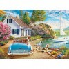 Trefl 2000 pièces Chiens, Été, Voilier, DIY Moderne, Divertissement Créatif, Amusant, Puzzles Classiques avec Animaux, pour A