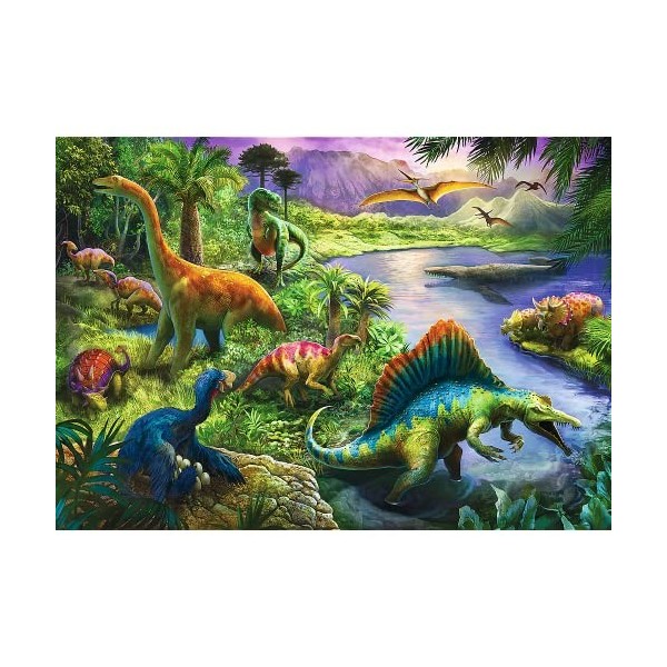 Trefl 200 Pièces Puzzle, 13281, Dinosaures Prédateurs, Dinosaurier